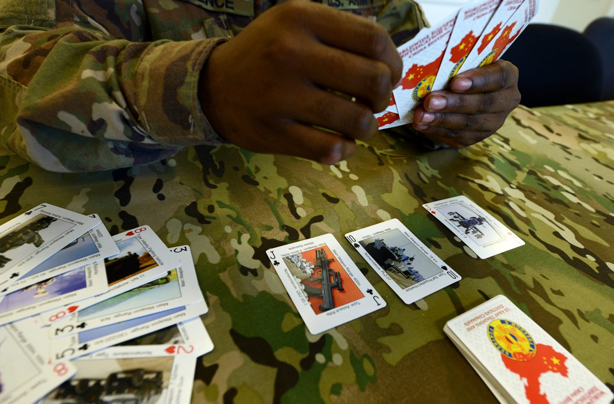 The Army Is Using Playing Cards to Train Soldiers on Enemy Weapons