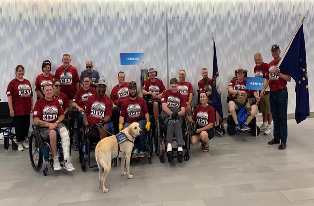 Chapter Member Volunteers at National Veterans Wheelchair Games