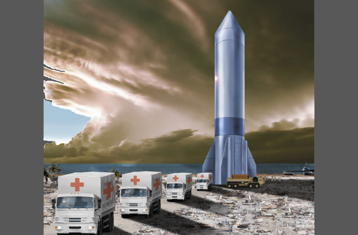 Military Wants Rockets to Deliver Cargo Anywhere in the World in Under an Hour