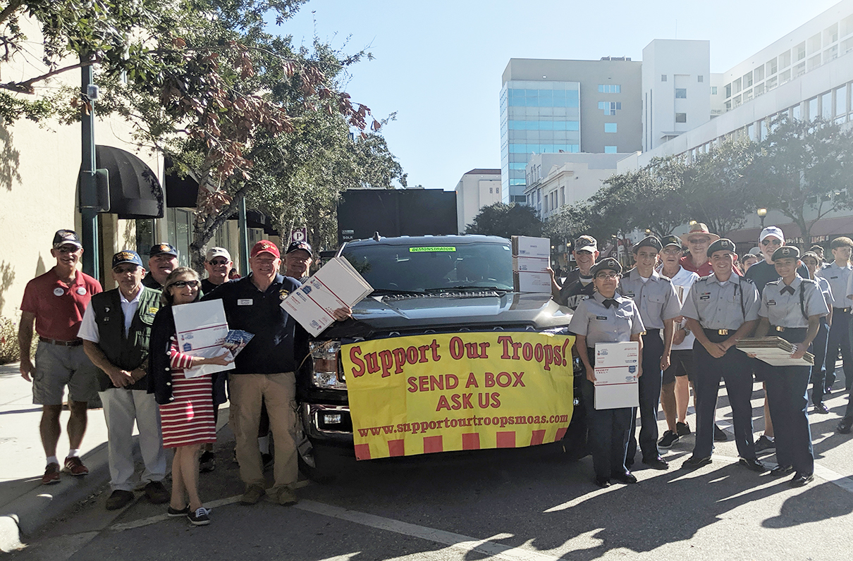 Florida Chapter Runs Care Packages for Troops Project